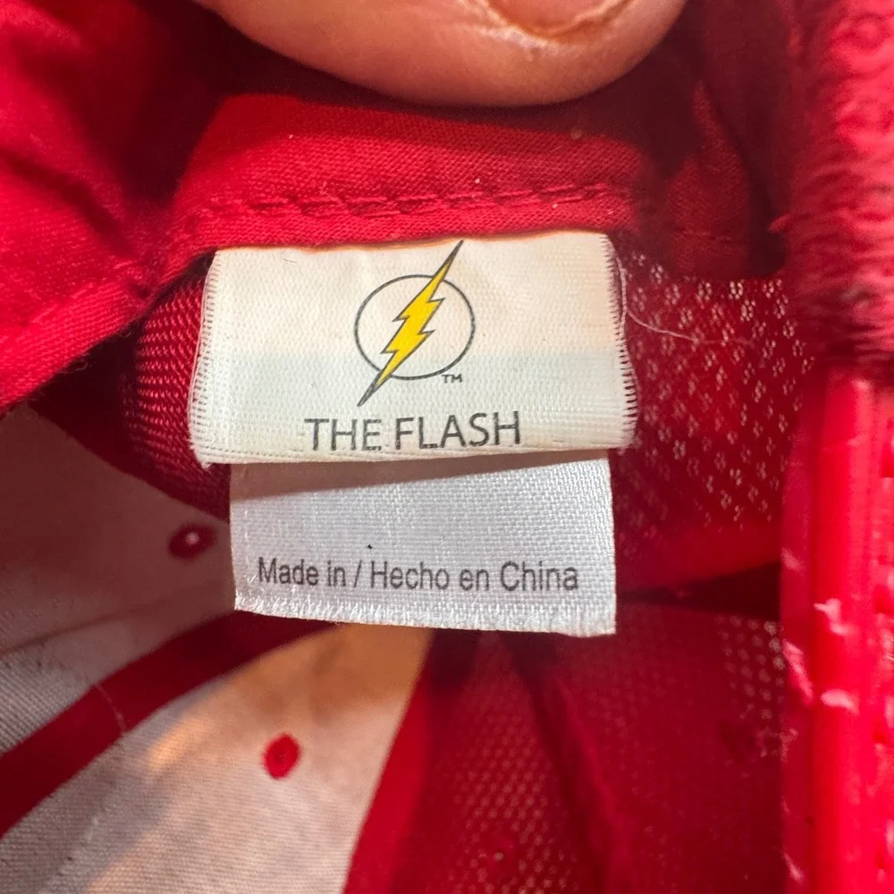The Flash Baseball Cap DC‎ Comics Red Hat Adjustable Youth One Size